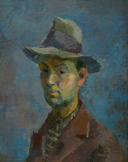 Self-portrait in a Grey Hat