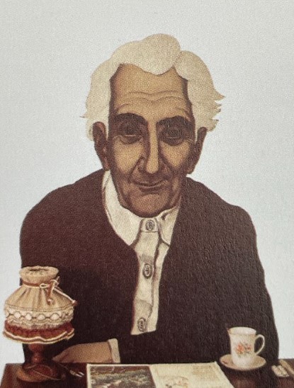 Портрет єврейського поета Овсея Дріза