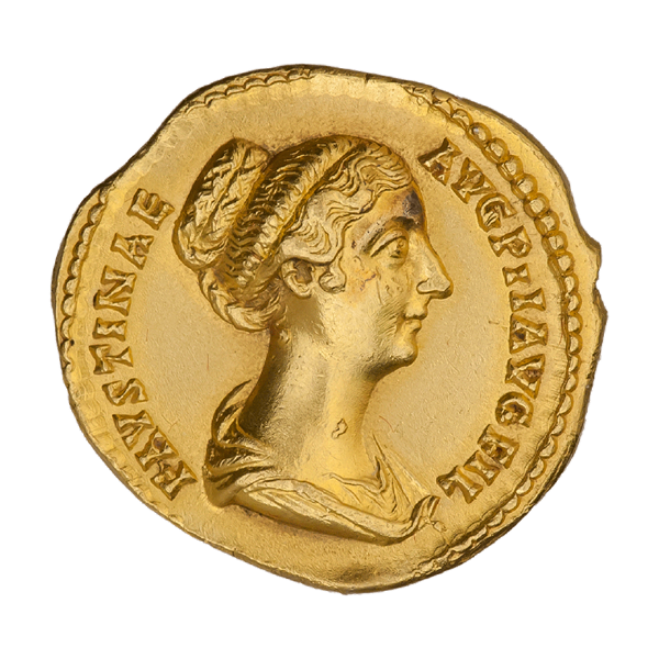 Ауреус. Фаустина Младшая, жена Марка Аврелия