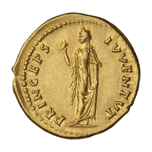 Aureus. Domitian, Caesar