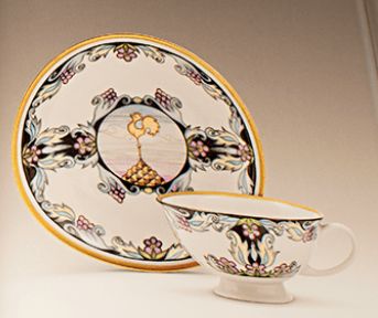 Чайный комплект "Сказка о золотом петушке"